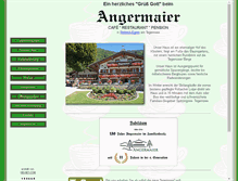 Tablet Screenshot of cafe-angermaier.de